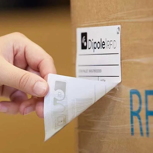Logistikanwendung für RFID-Etiketten - Dipole